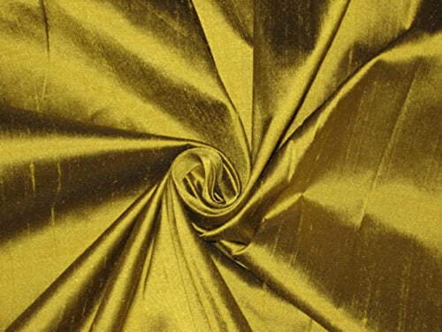 Tissu Dupion 100 % pure soie couleur vert pistache largeur 137,2 cm