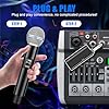 AMFUN Microphone Wireless,Wireless Microphones with One-to-One Chip Connection,160 FT Distance Receiving,Rechargeable Receiver,12H Duration,Wireless Microphones for Singing,DJ,Home Party #5