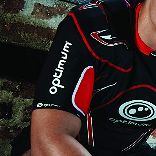 Optimum Inferno Rugby Shoulder Pads, Rugby Approved Protective Top for Adults & Kids, Lightweight EVA Padding, Unisex Fit - Image 4
