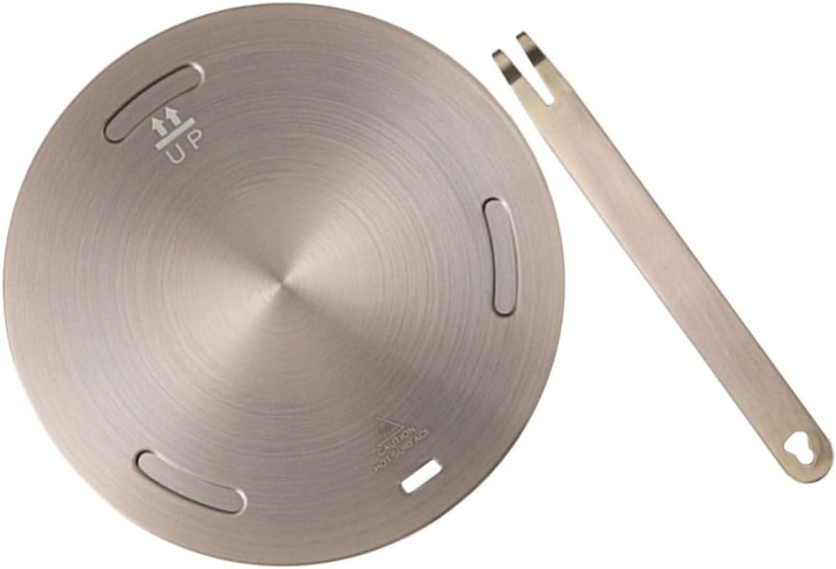 SOLUSTRE Cooktop Converter Plate Induction Cooktop Heat Transfer Plate Kitchen Induction Adapter