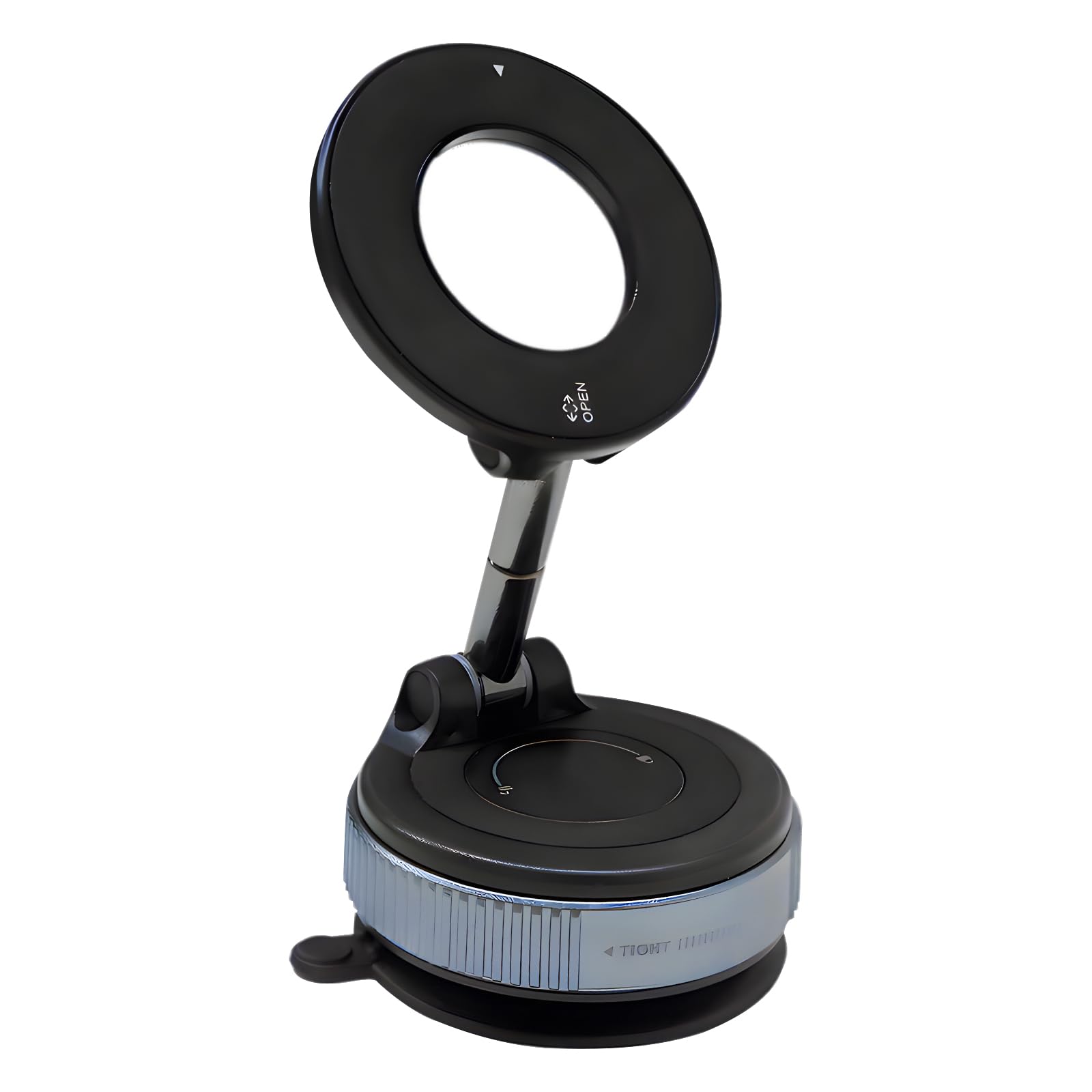 Vacuum Magnetic Car Phone Holder 360 Adjustable Magnetic Vehicle Cellphone Stand Portable Phone Holder Foldable Hands-Free Smartphone Mount