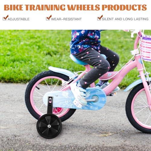 Juego de Ruedas de Entrenamiento y Estabilizadores UPKOCH para Bicicletas de 12-16 Pulgadas, Soporte Resistente para Seguridad al Montar en Bicicleta miniatura 7