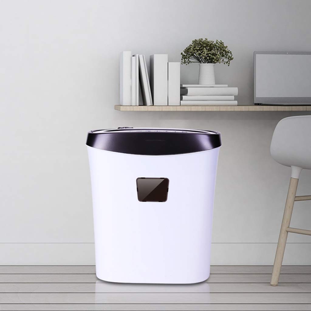 Bajo Trituradora Nivel de Ruido Heavy Duty de Alta Seguridad Micro Corte del Papel de Ministerio del Interior Shredder Retirada Cubo de la Basura