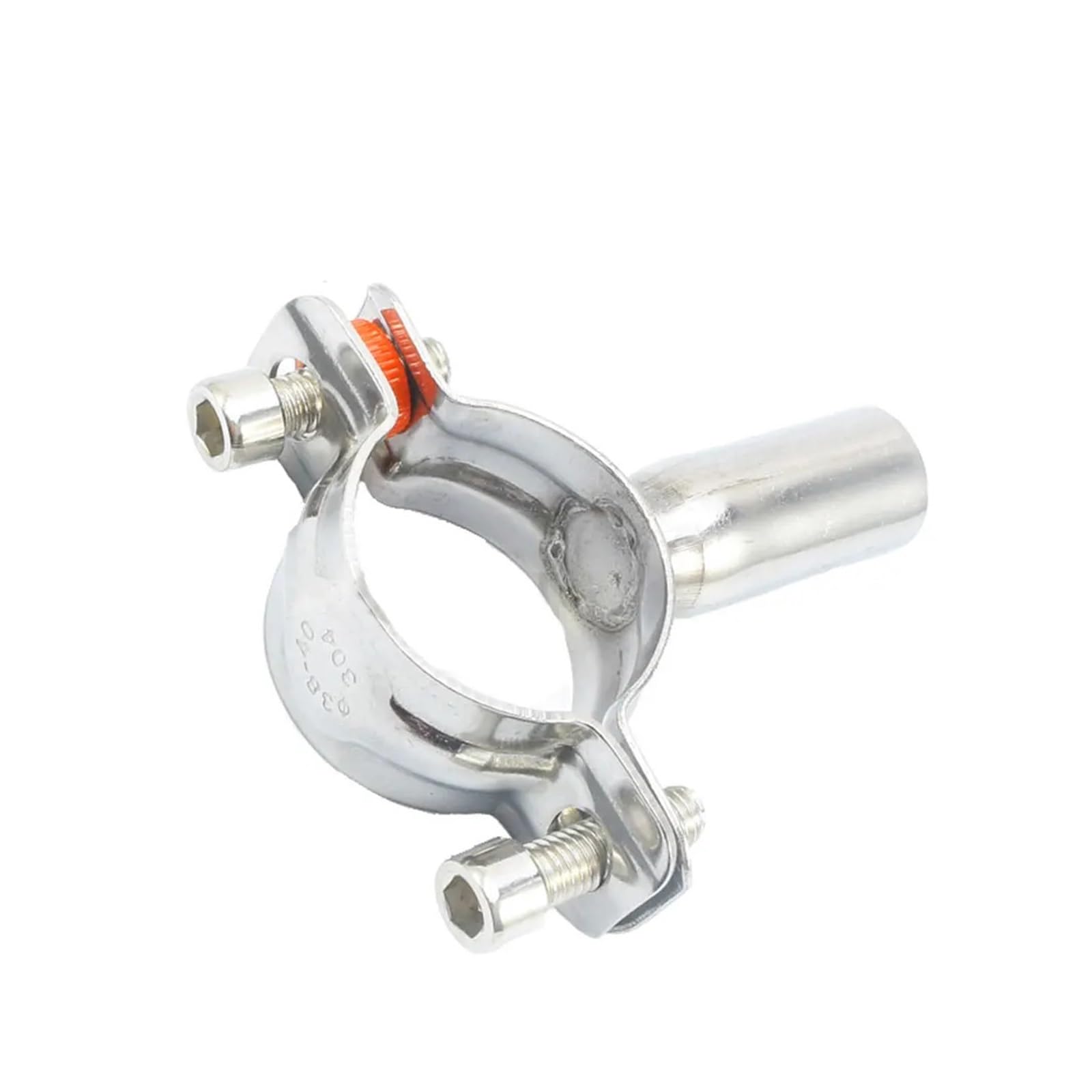 Il supporto for morsetto for gancio for tubi in acciaio inossidabile 304 si adatta a con diametro esterno di 8-325 mm, 19, lunghezza 45(FIT 325MM OD TUBE-NO BASE PLATE)
