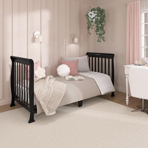 Dream On Me Violet 7-in-1 Crib to Full Size Bed, GREENGUARD Gold, Black - image 9