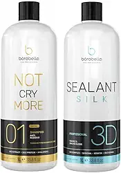 BORABELLA Combo Borabella 3D Selagem S/Formol + Shampoo Antiresiduos Tb Borabella