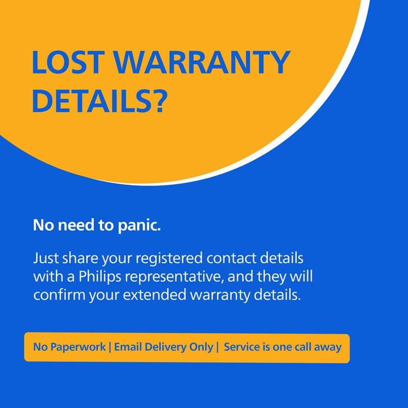 Image of Philips 1 Year Extended Warranty for Vacuum Cleaner (Email Delivery, No Physical Kit)