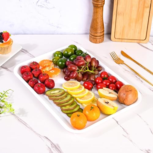image for ZWYSLFCY 5 Pack Serving Trays for Party, 14