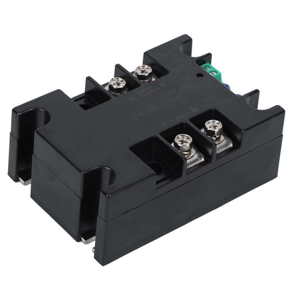 Soft Start Monofase 220VAC Controllore Accessorio di Controllo Industriale Fondo in Alluminio per Motore Monofase/Bifase Modulo di Avviamento Motore 50-60Hz(Optical module)