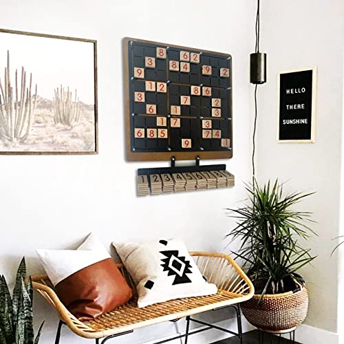 Tubibu Decoración única de pared, tablero de mensajes, conveniente para jugar, regalo extraordinario, decoración de pared, arte de pared (Sudoku) Cover