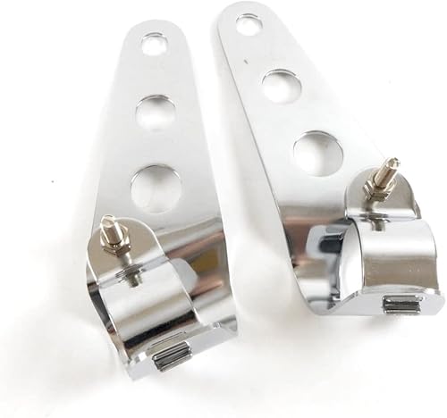 Deewin Mc Chrome Head Bracket Fork Mount For Kz Headlight Cafe Racer