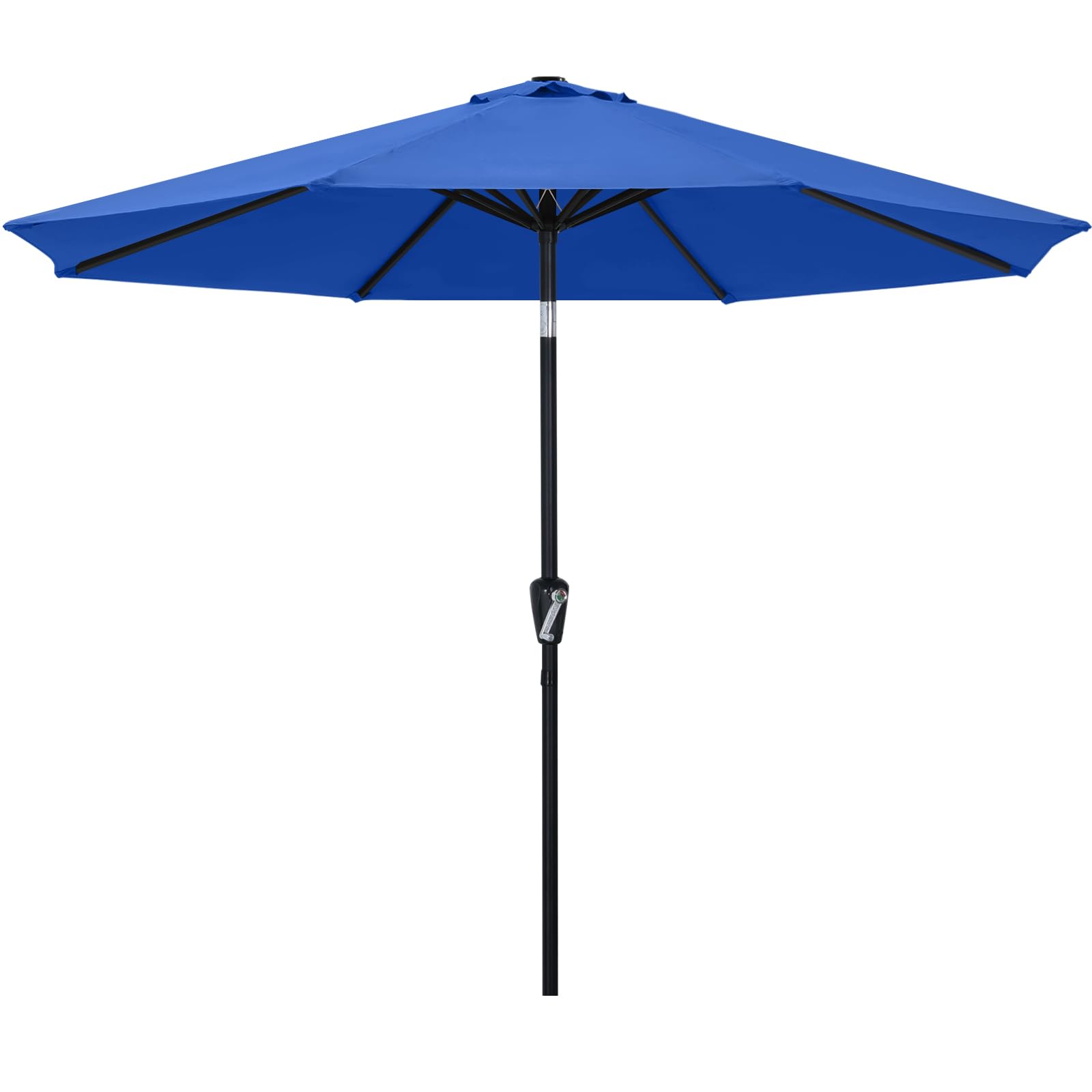 ABCCANOPY Sonnenschirm wasserdicht UV50+ mit Kurbel | wasserdichtes 300D Polyester, farbecht & lichtecht, 230/270/300 cm für Garten, Terrasse & Strand