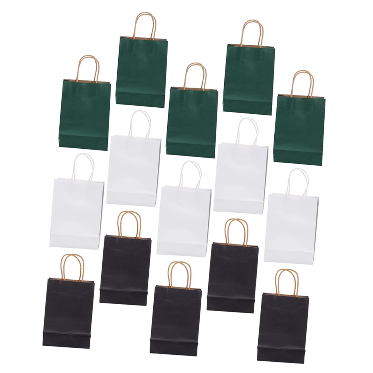 Healeved 45stücke Teiliges Kraftpapier-taschen Mit Griffen Für Party-goodies Und Weihnachtsverpackung Robuste Dekorative Papiertüten