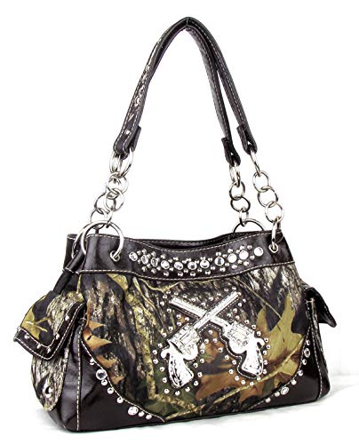 Women's Crossed Guns Pistols Purse Handbag Wallet in Multi-Color3