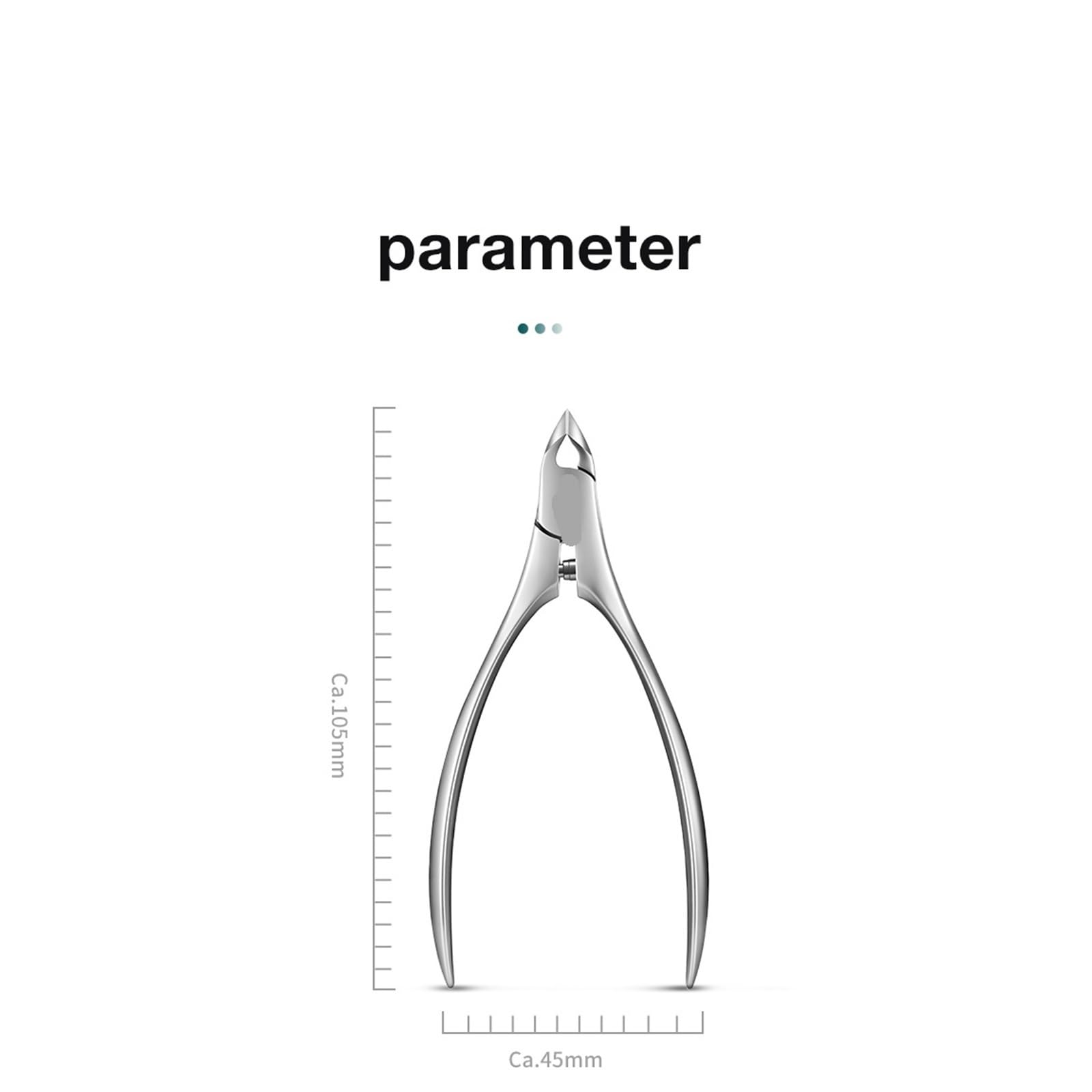 Tronchesino Cuticole Tronchesi for cuticole per Manicurista | For la cura delle unghie Strumenti professionali in acciaio inossidabile(Mr-9903plus)