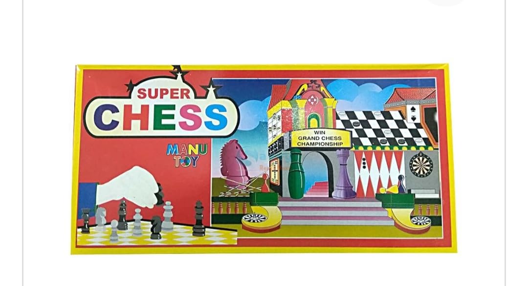 Chess Board Game for Kids & Adults- Beginner Chess Set with Chess Pieces Strategy & War Games Board Game