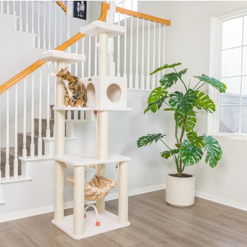 Árbol para gatos Armarkat clásico madera real 73 pulgadas miniatura 2