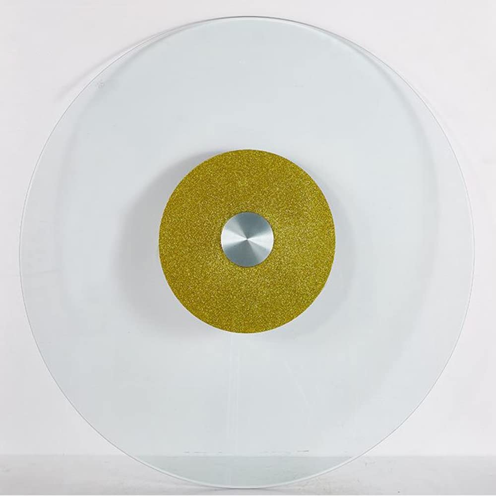 Plateau Tournant en Verre Trempé Rond, Épaisseur 10mm, Lazy Susan Plateau De Service 100cm, Table De Salle A Manger, Antidéflagrant (Size : 70cm/27in)