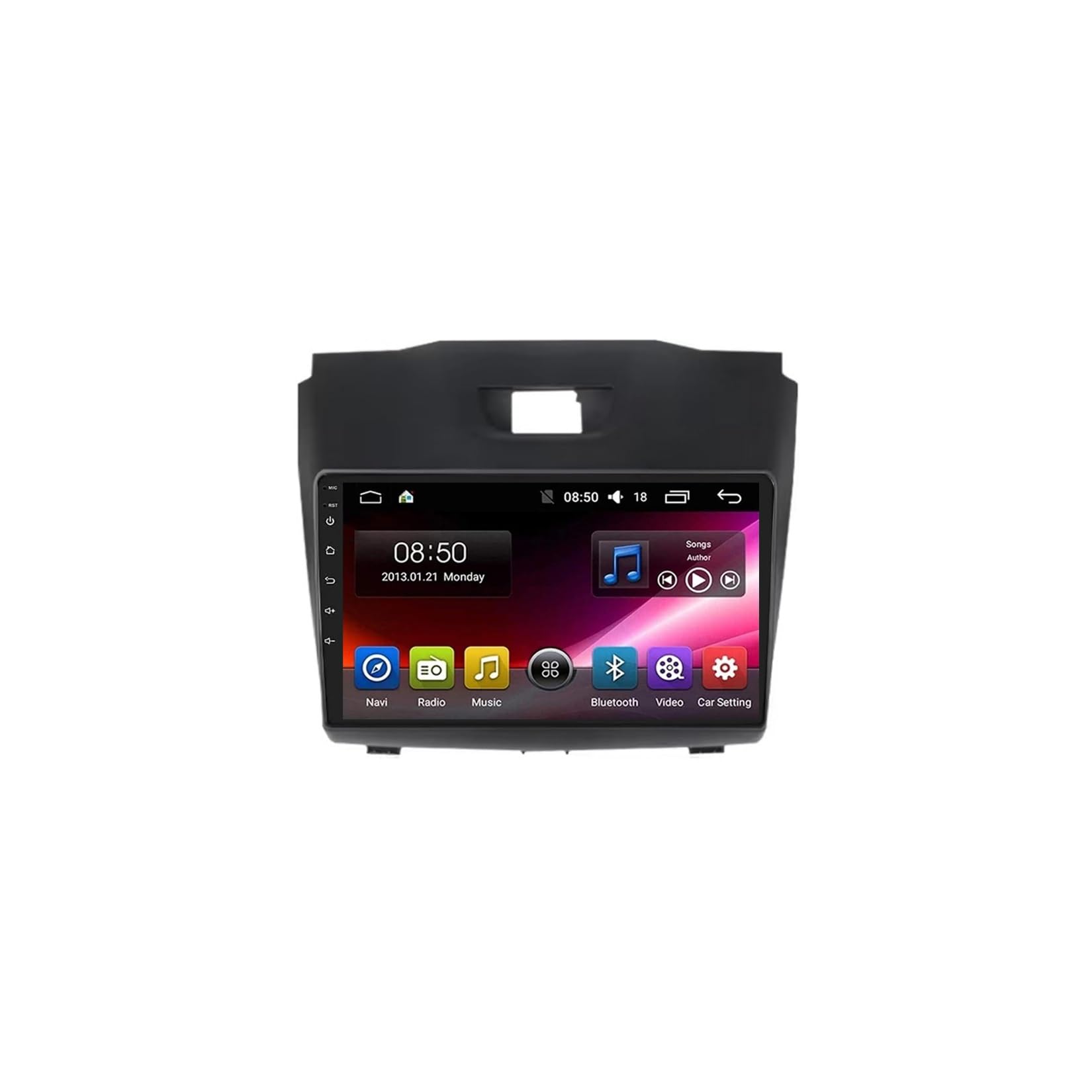 Ekran Carplay dla Chevrolet S10 2012-2016 Z Bluetooth/Fm/Aux; Obsługa Mirror Link Nawigacji Gps Sterowania Głosowego, 8 Rdzeń 8G+256G