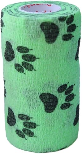 Miniatura 248 de Cinta adhesiva para veterinarios (negro) (paquete de 2) (4 pulgadas x 15 pies), autoadhesiva, adherente, cohesiva, flexible, autoadhesiva, rollo