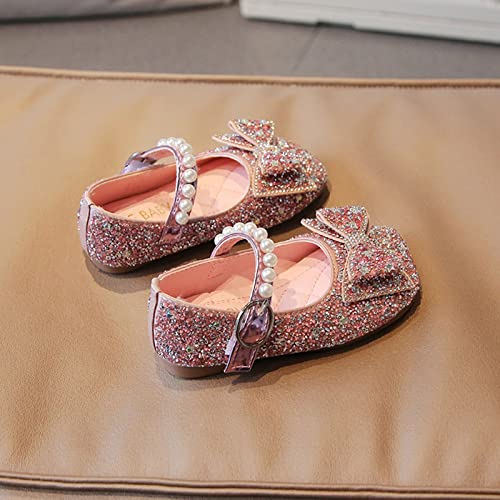 Girls Boots Fashion Autumn Girls Casual Shoes Rhinestone Sequin Bow Buckle Dress Shoes Dance Shoes4