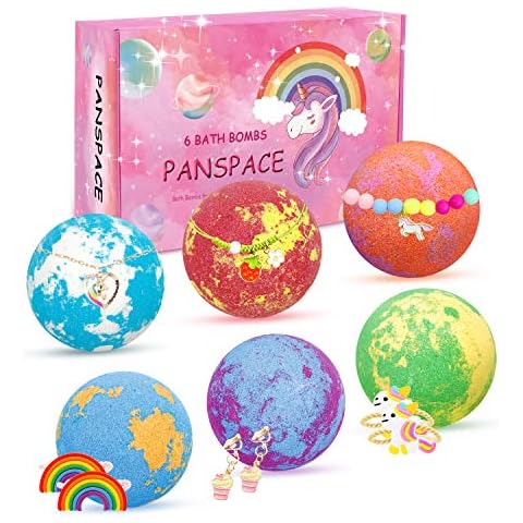 Panspace Kids Bath Bombs Gift Set with Toys Cover