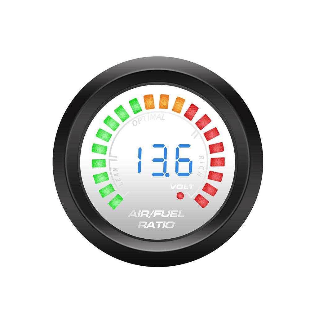 Buy Auto Meter,2"52mm Car Modified White Instrument, Digital Display