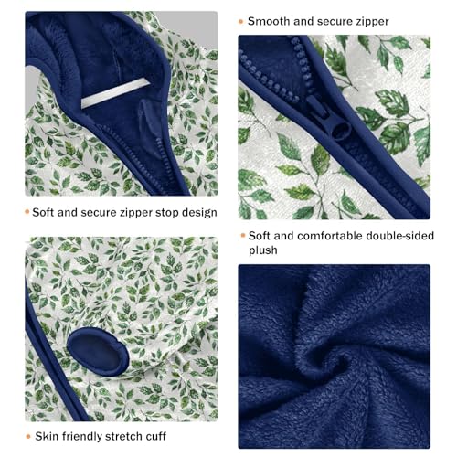 Leaf Boys Fleece Coat,Children's Zip-Up Hoodie Jacket,Baby Warm Fashion Outerwear 3-10T,A1133843