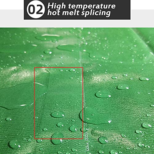 Lona impermeable de PVC 4x5m, tela gruesa multifuncional para exteriores 4