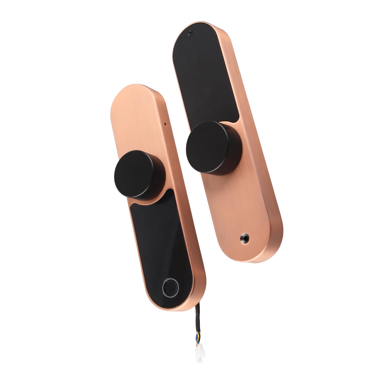 Fdit Bloqueo de Contraseña con Huella Digital con Control de Aplicación Bluetooth, Múltiples Métodos de Desbloqueo Seguros, Ideal para Puertas de Oficinas y Hoteles, Aleación de Zinc, Tamaño
