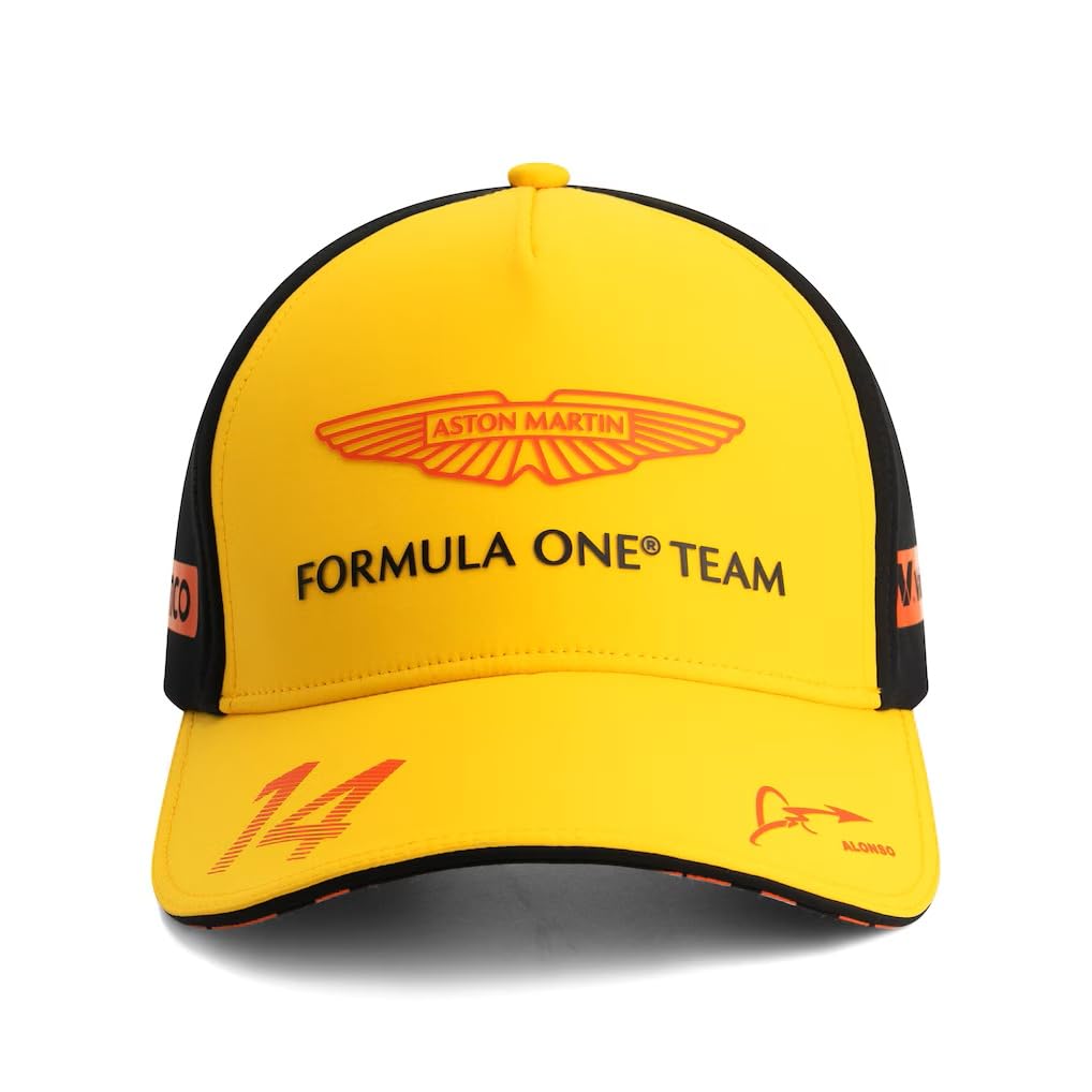 Aston Martin F1 2025 Special Edition Barcelona Cap Yellow - One Size Fits Most