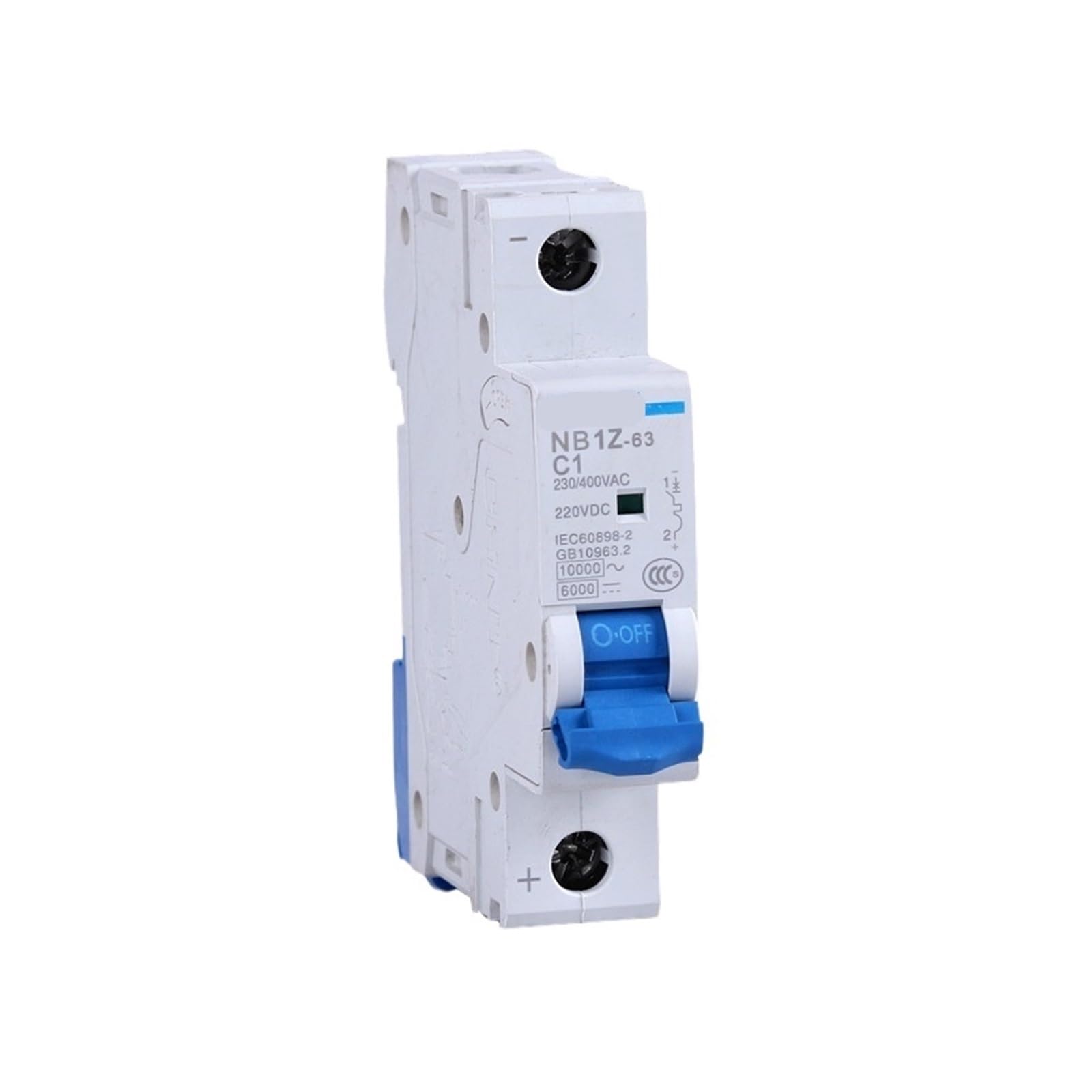 TYEXCZARF NB1Z-63 1P DC Circuit Breaker DC Circuit breaker 12V 24V 220V 20A 32A 40A 230V/400V AC(32A)