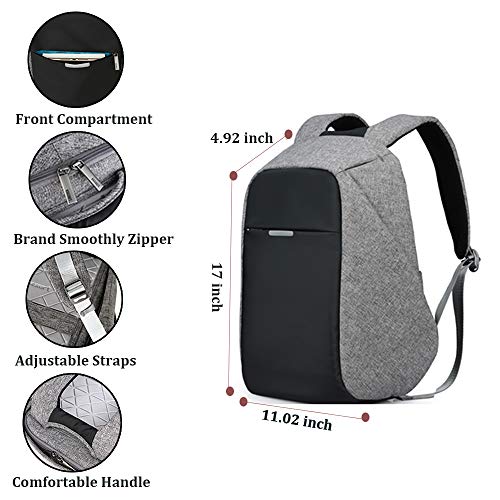 Oscaurt Laptop Travel Backpack, Business College School Bookbag With Usb Charging Port For Men Women Anti-Theft Water Resistant Daypack For Most 15.6 Inch Laptop #TOP3