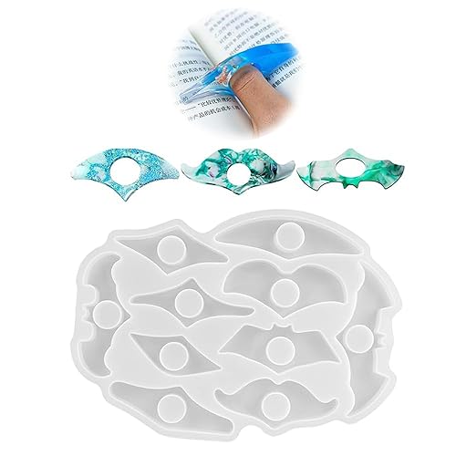 1 PCS of Silicone Book Page Holder Resin Mold(10 Patterns), Reusable Bookmark Mold, DIY Reading Accessories, Gifts for Book Lovers Readers Students, Handmade Bookmarks for Women