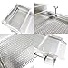 TECHTONGDA Straight Vibrating Sieve Screen Shaker Electric Linear Sifter Machine Stainless Steel One Layer One Motor 11.8 * 29.5inch Screen Size with 2 * 20mm Long Strip Hole Mesh 110V
