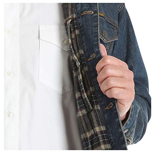 Wrangler Men's Concealed Carry Blanket Lined Denim Jacket3