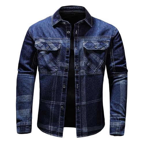 Chemise en denim regular fit homme pour un look casual chic au quotidien et en week-end