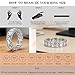 ENDLESLOOP 14K Gold Plated Baguette Rings for Women Emerald Oval Radiant Cut Cubic Zirconia Eternity Rings Fashion Wedding Band Promis Stackable Ring Silver Size 9