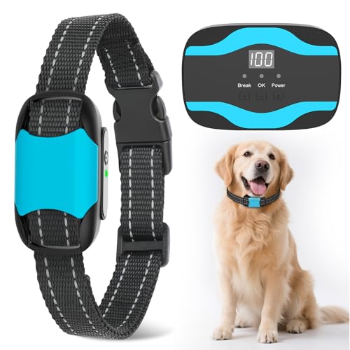 RUXAN Electric Fence for Dogs,Electric In Ground Dog Fence Containment System with Waterproof Collar Receivers Covers up to 3/4 Acre,Wireless Fence for Dogs,Basic In-Ground Pet Fence Containment Kit