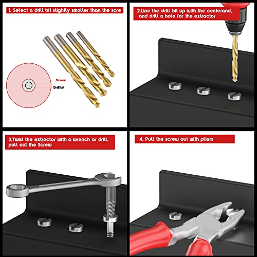 UYECOVE 14 Pieces Screw Extractor Set