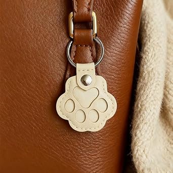 4 Pcs Pet Hair Storage Keychain,cat hair keychain,Unique Memorial Collection Key chain, furever keychain,Pet Memorial Gifts for Bag Purse Paw Charm Key Holder