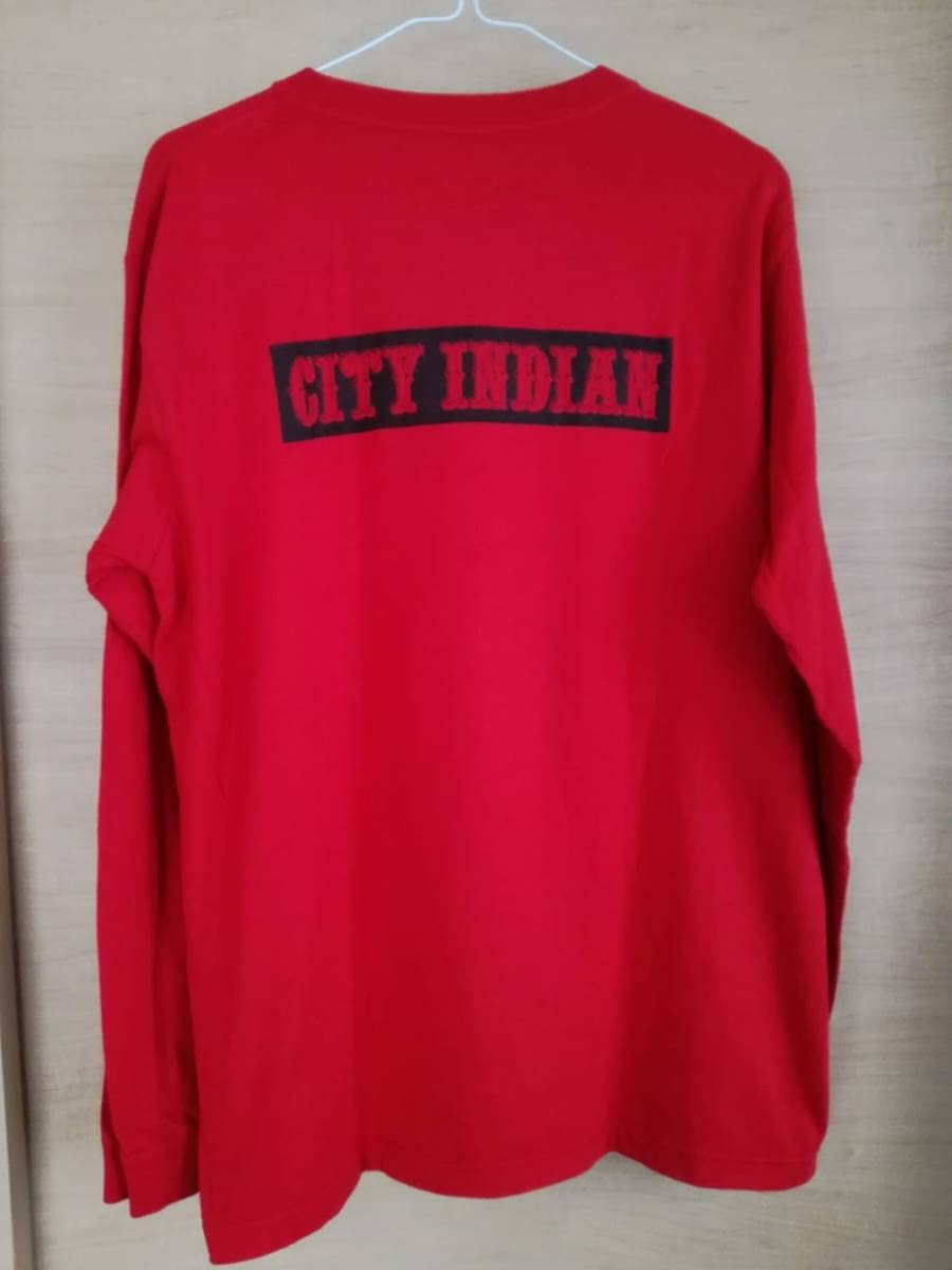 Amazon.co.jp: CITY INDIAN HOWLING ON FIRE Tシャツ VINTAGE