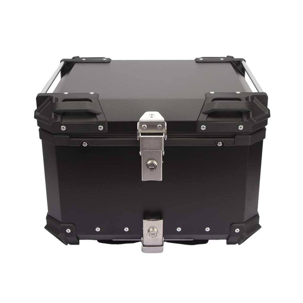 Large Capacity Motorcycle Rear Box 100L Moto Lock Case Rear Box Tail Box Full Face Square Motorcycle Box Easy To Install And Remove