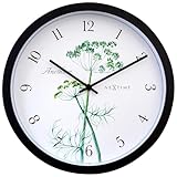 NeXtime wasserdichte Außenuhr 30,5 cm Weiß Anethium