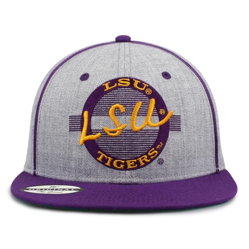 Gorra plana snapback NCAA LSU Tigers licenciada miniatura 1