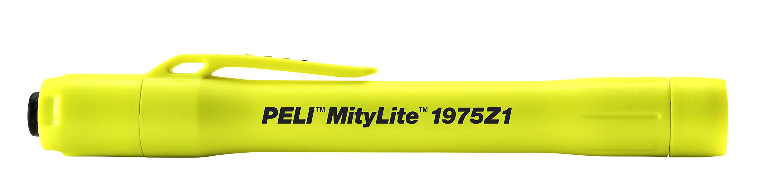 PELI 1975Z1 Mitylite, Torcia Premium Tascabile A LED Omologata Per La Sicurezza ATEX Zona 1, Alta Qualità Per L'Industria, L'Artigianato E I Vigili Del Fuoco, IP68 Resistente All'Acqua, Colore: Giallo