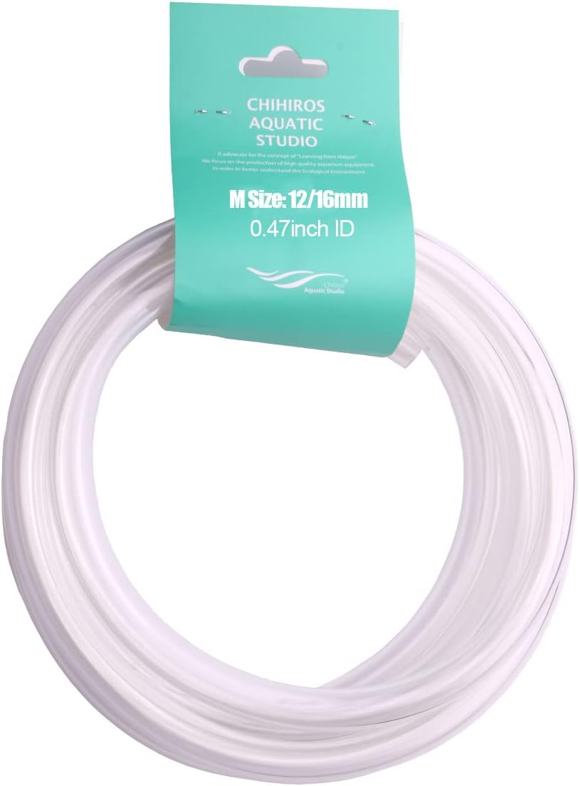 CHIHIROS AQUATIC STUDIOAquarium Tubing 3M Super Clear for Filter System Tubing 9/12/16mm M for 12/16mm tubing