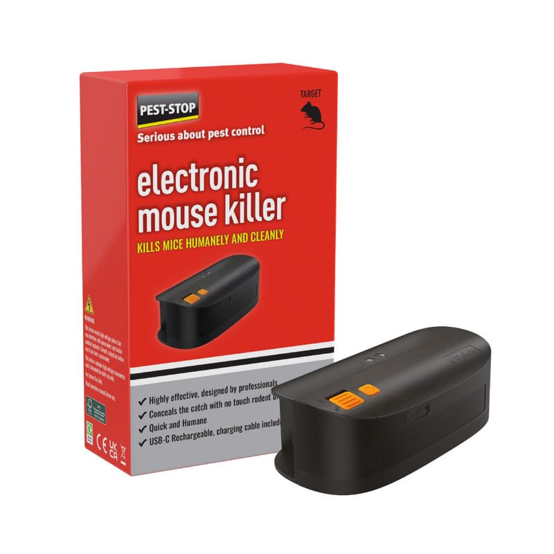Pest-Stop Electronic Mouse Trap | Highly Effective | Mess Free | Mouse Control | Mice Trap