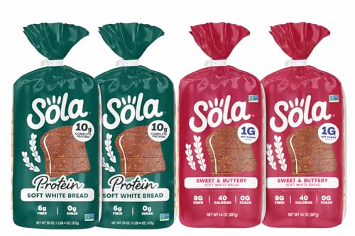 Sola Low Carb Bread Variety Pack – 4 Pack (2