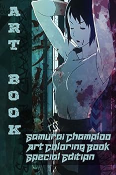 Paperback ART BOOK - Samurai Champloo Art Coloring Book - Special Edition Book